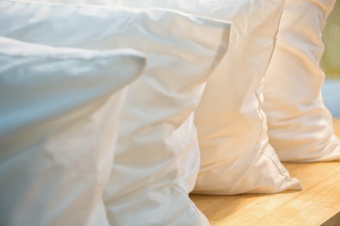 White pillows