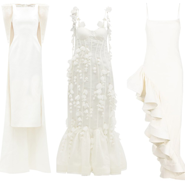 海外ecサイトで見つける モード派花嫁のための白ドレス12