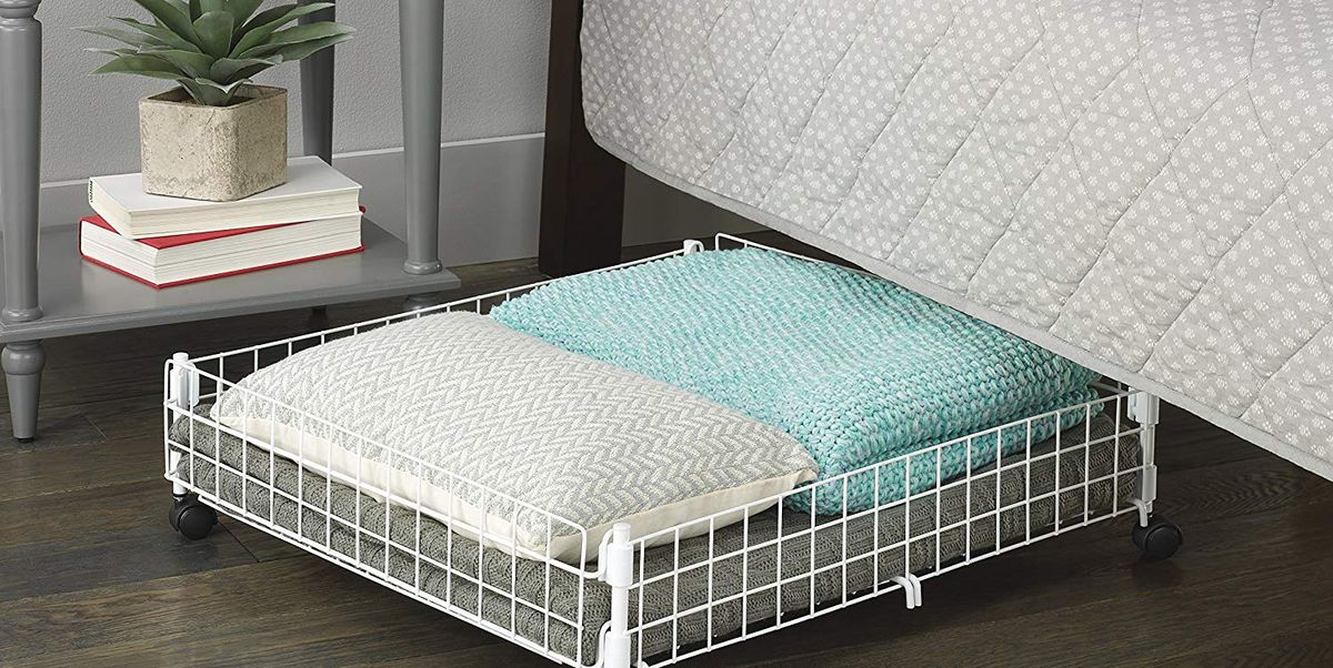 Amazon's Whitmor Rolling Underbed Storage Cart Is Perfect for Dorm 