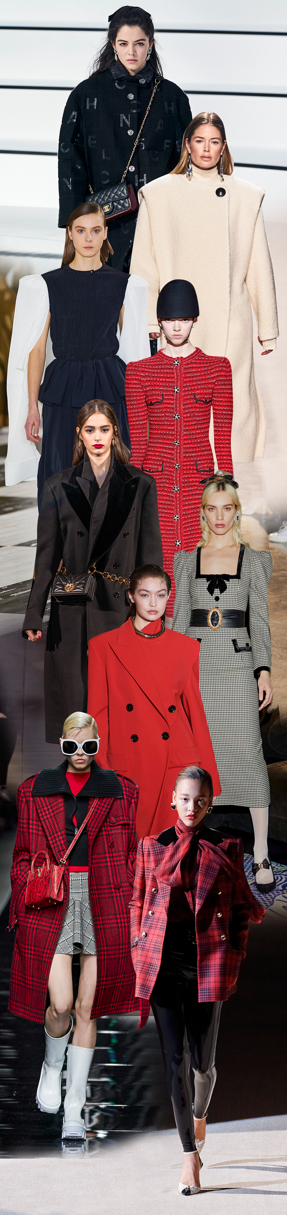 red fashion clothing