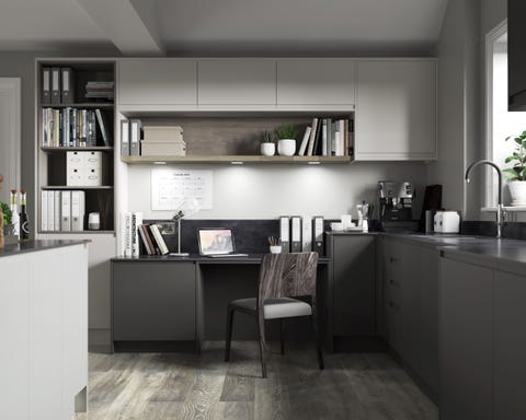 Wickes Launches Fitted Kitchens With Built In Home Office Wickes Launches Fitted Kitchens With, Wickes Made To Measure Kitchen