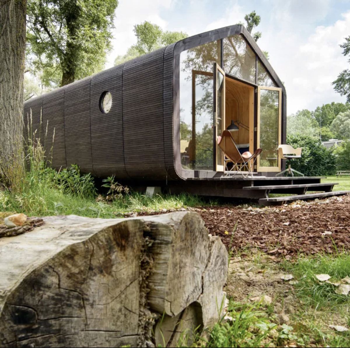 Una casa prefabricada de cartón - Casas sostenibles
