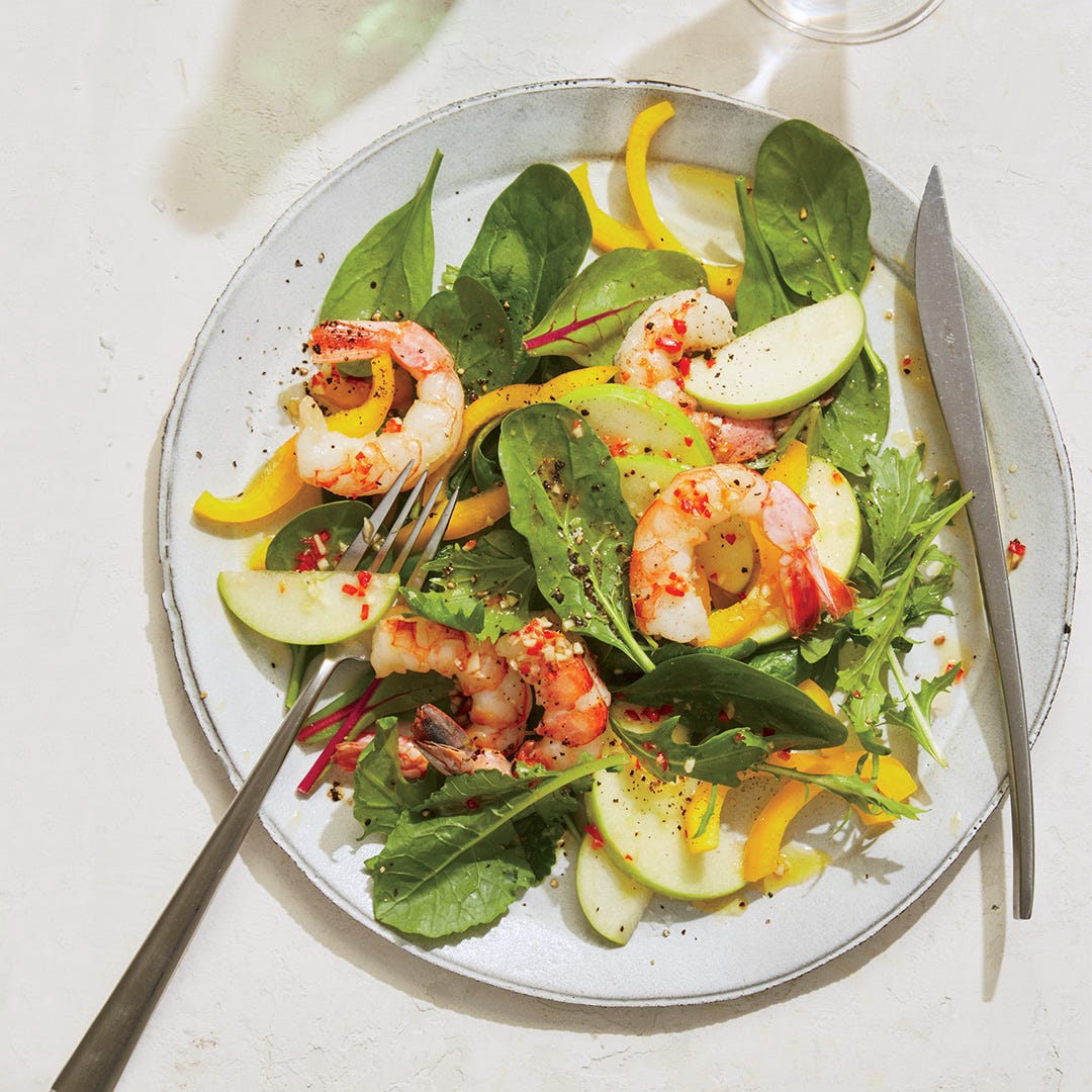 Wild Shrimp Salad with Chili Vinaigrette