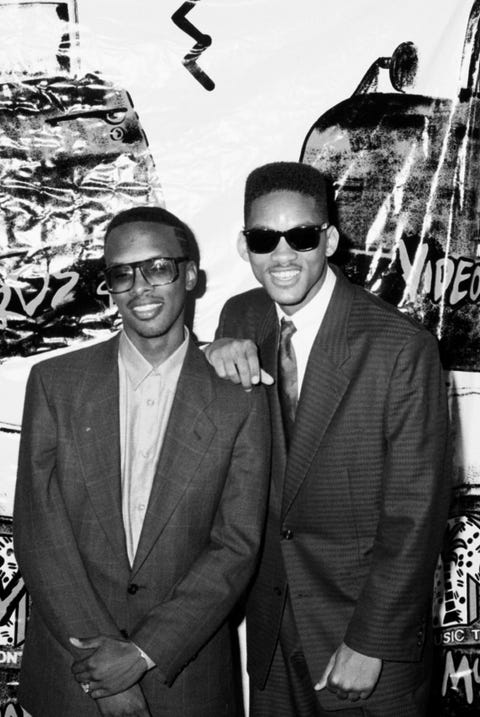 Will Smaith and Jeff Townes of DJ Jazzy Jeff and the Fresh Prince at the 1988 MTV Video Music Awards Will Smaith and Jeff Townes of DJ Jazzy Jeff and the Fresh Prince at the 1988 MTV Video Music Awards