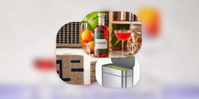 kasama rum, revival doormats, simplehuman compost caddy