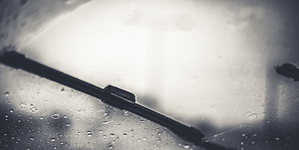 windshield wipers during rain royalty free image