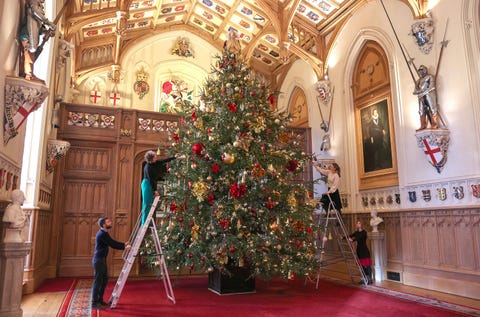 Photos: Windsor Castle's Christmas Trees Look Spectacular