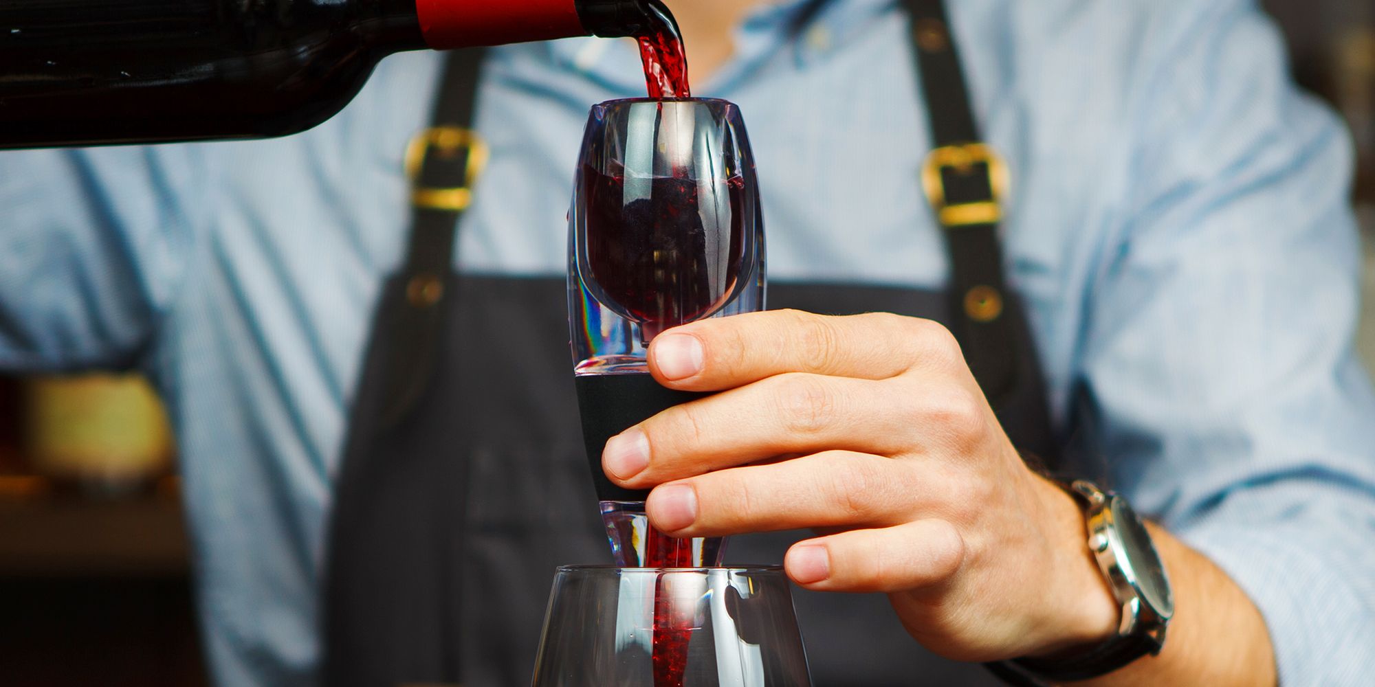 VINVOLI Wine Aerator Wine Filter Sulfite Soften New 2021 Luxury Wine Air Aerator Wine Decanters Areators for Wine Bottle Red Wine Decanter Aerator WineGuide Ebook Wine Aerator Wine Pourer 