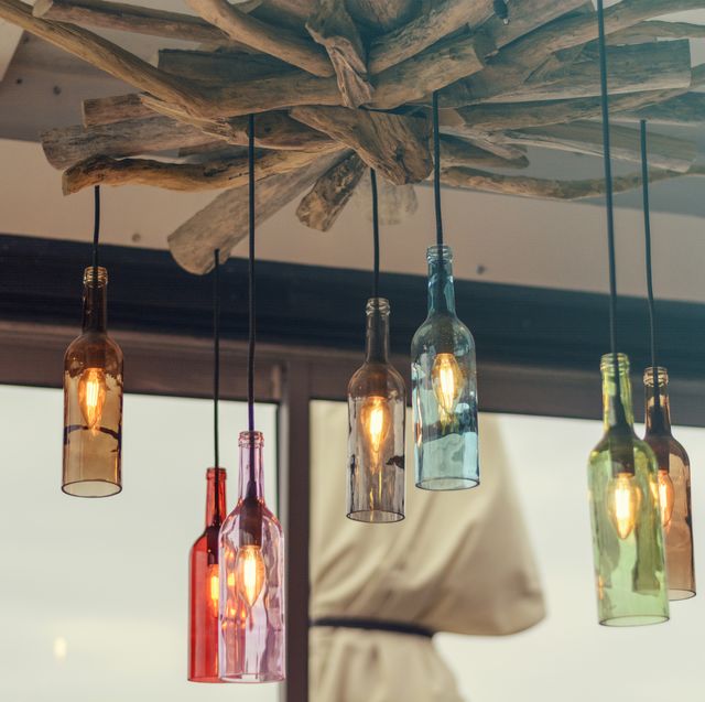 Featured image of post Diy Recycled Glass Bottle Ideas : For years, kelly &amp; leslie established relationships with local bars/restaurants and recyclers within the san diego community and received empty glass bottles to.