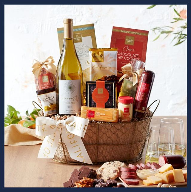 the best wine and cheese gift baskets to send this season