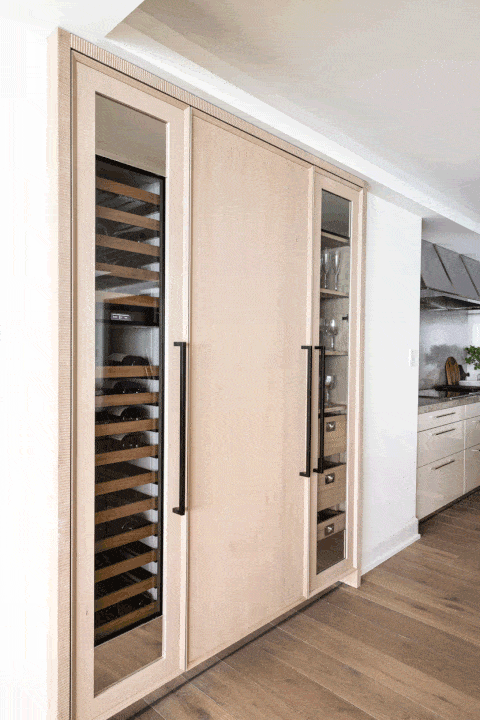 What Is A Wine Column Best Built In, Kitchen Bar Cabinet With Fridge