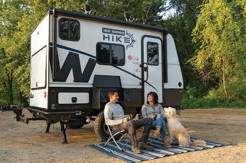 winnebago hike 100 small compact camping trailer off road