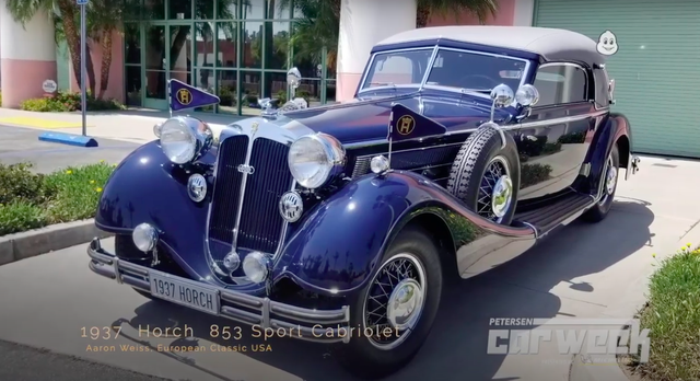 aaron weiss' horch is best in show at the petersen museum concours