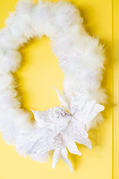 winter crafts white wreath winter crafts white wreath