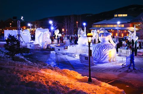 Snow Sculpture Championships in Breckenridge, Colorado