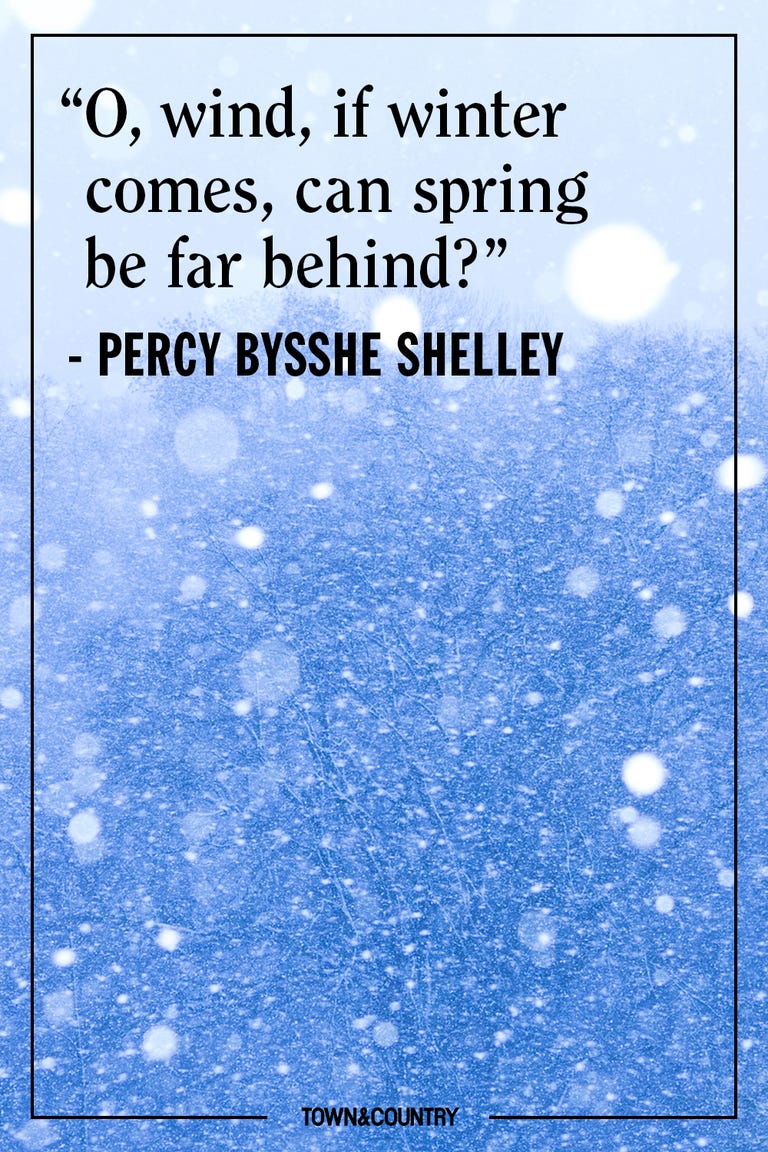 22 Best Winter Quotes - Cute Sayings About Snow & The Winter Season