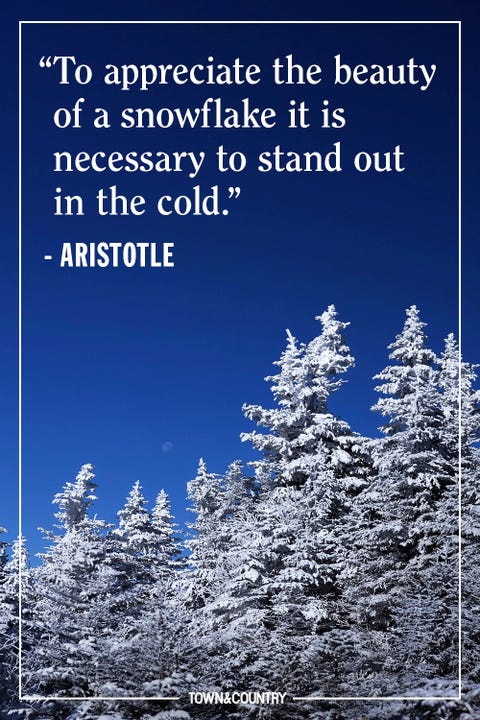 30 Best Winter Quotes - Cute Sayings About Snow & The Winter Season