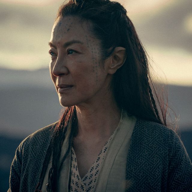 michelle yeoh as scian in a scene from the witcher blood origin