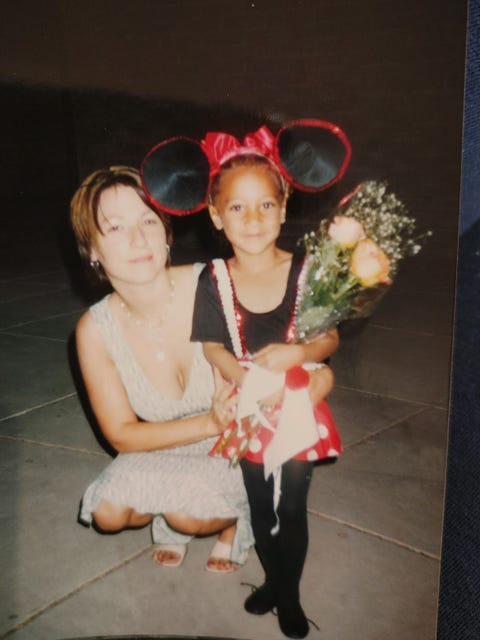 aposhian with her mom in 2004 at aposhian's graduation from the private school she went to in scottsdale, arizona