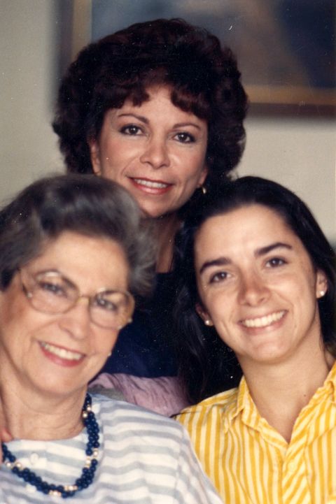 three generations isabel, her mother, panchita, and her daughter, ﻿paula, in chile at her mother’s apartment, circa 1987