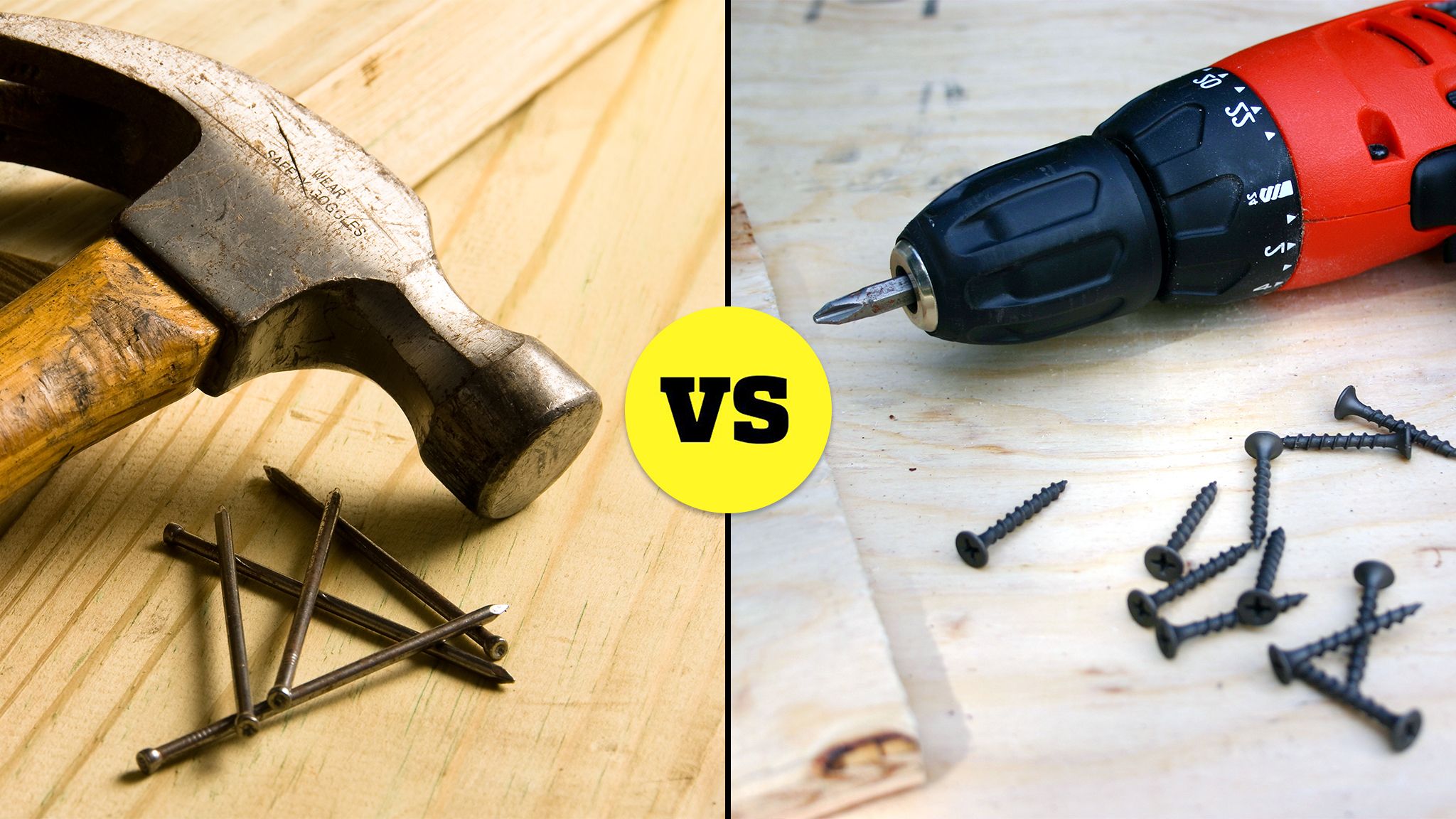 Types Of Fasteners Screws Vs Nails