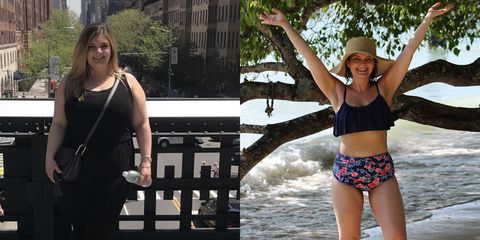 Justine Traver weight loss success story before and after