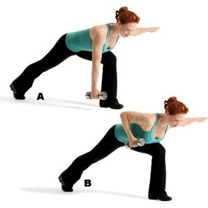 Ultimate Fitness: Crescent Lunge And Row
