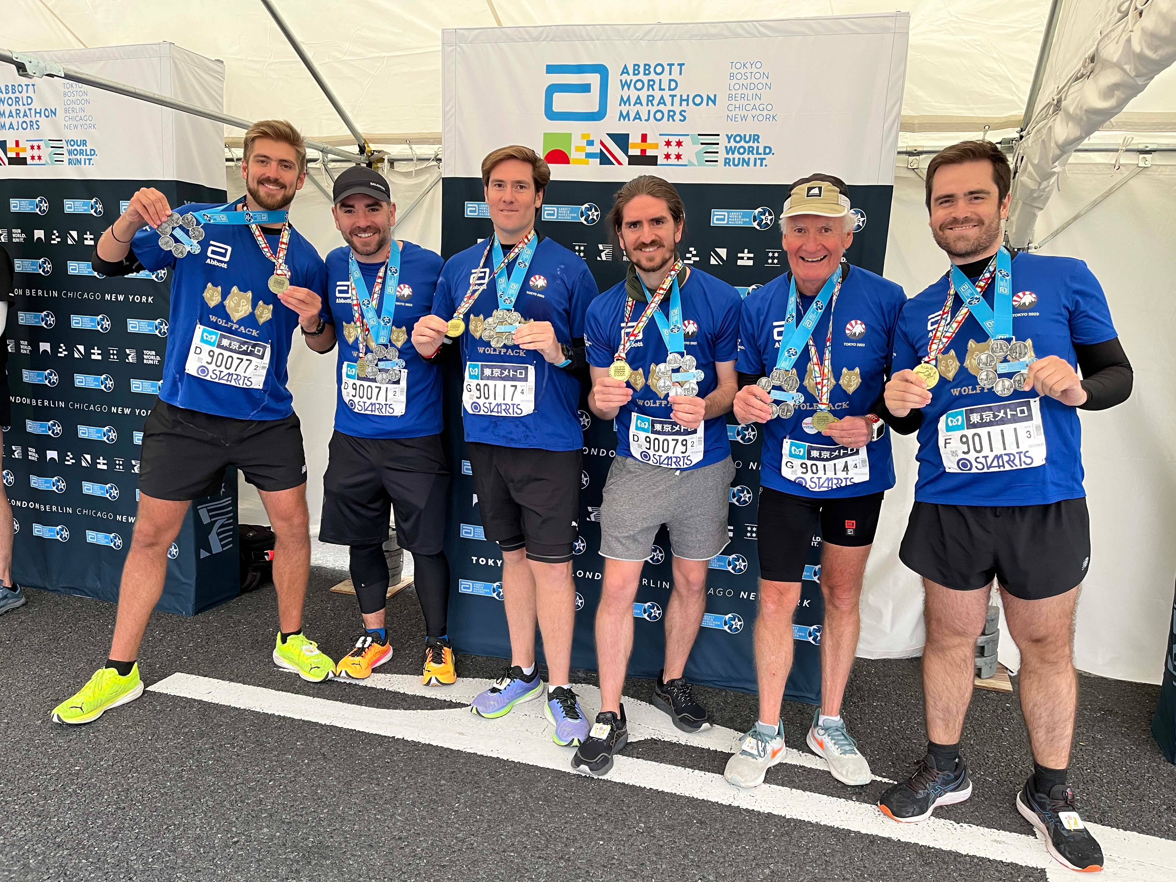 “The Wolfpack” Becomes the Largest Family to Complete the World Marathon Majors