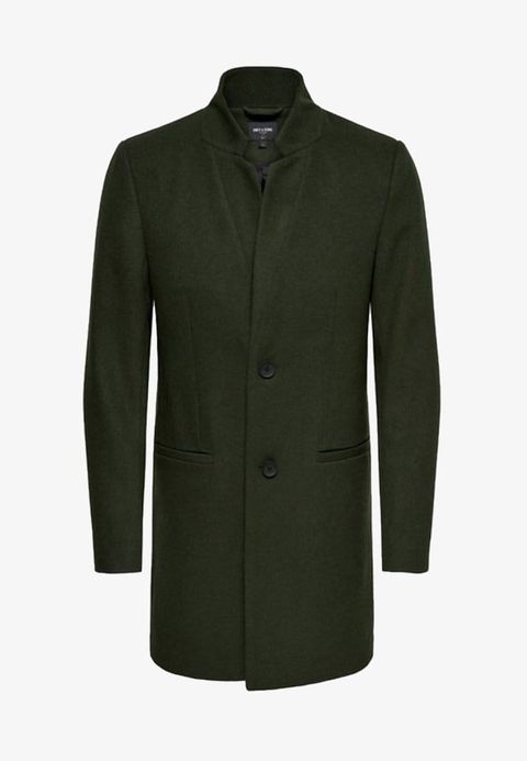 Clothing, Outerwear, Coat, Overcoat, Sleeve, Jacket, Collar, Blazer, Trench coat, Button, 