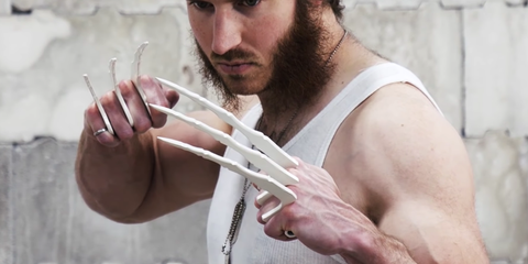 This Guy Made a Real Working Replica of Wolverine's 'Bone Claws'