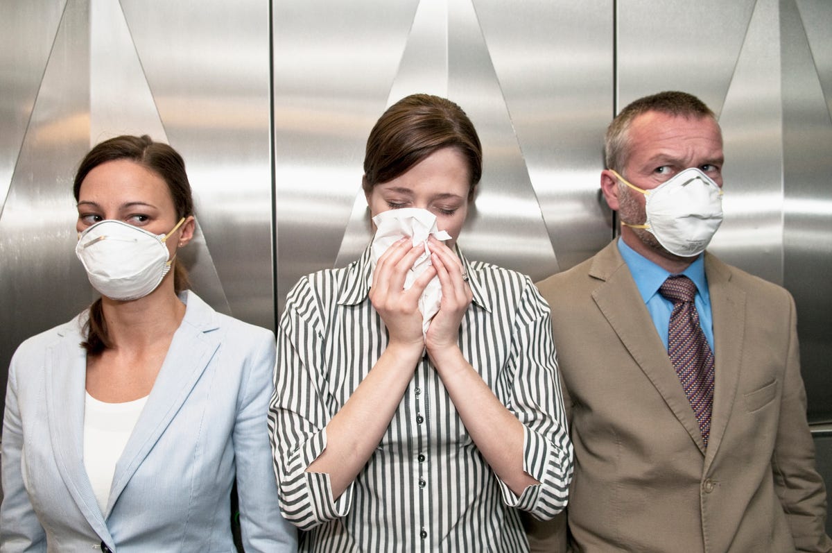 How the flu spreads-is the flu in the air?