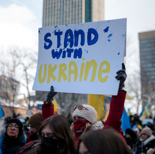 canada russia ukraine conflict rally