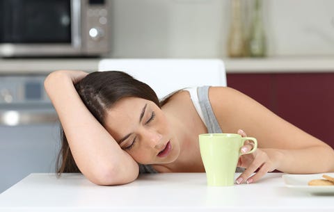 Falling asleep with coffee Falling asleep with coffee
