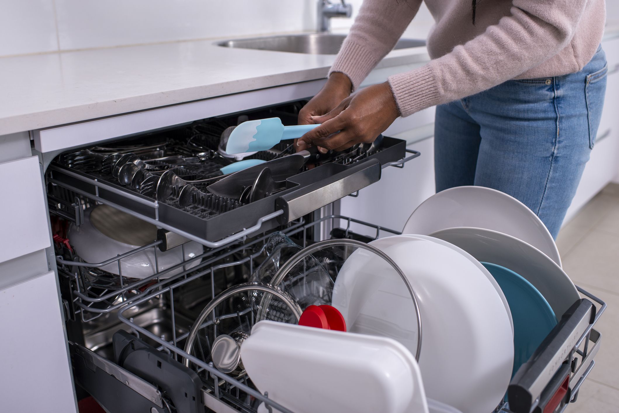 best way to clean out dishwasher