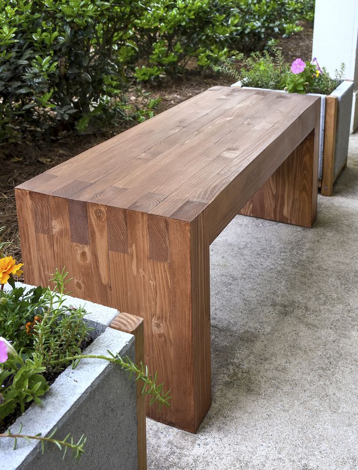 22 Diy Garden Bench Ideas Free Plans For Outdoor Benches