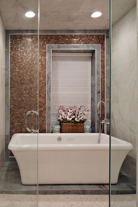 Creative Bathroom Tile Design Ideas, Images Of Tiled Bathtubs