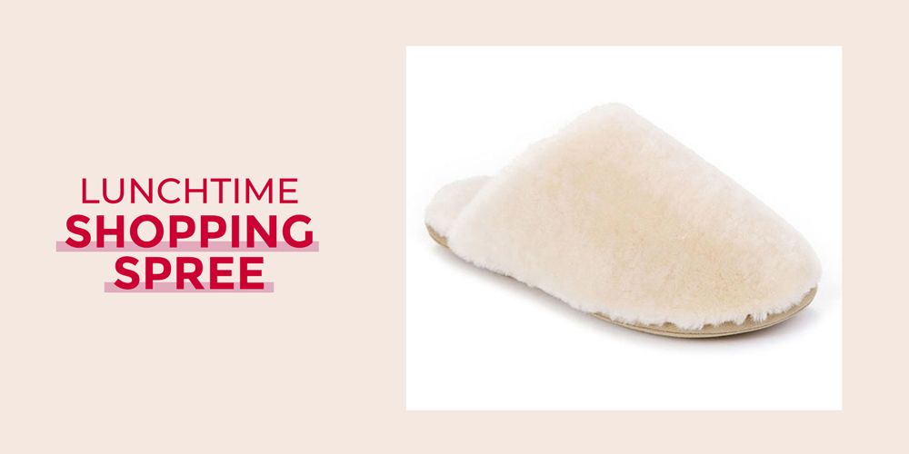just sheepskin wooly slippers