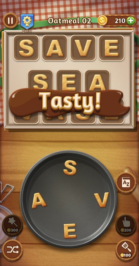 word game apps word cookies level with words save sea slime