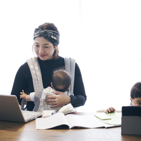 working from home with kids doesn't have to mean you aren't productive