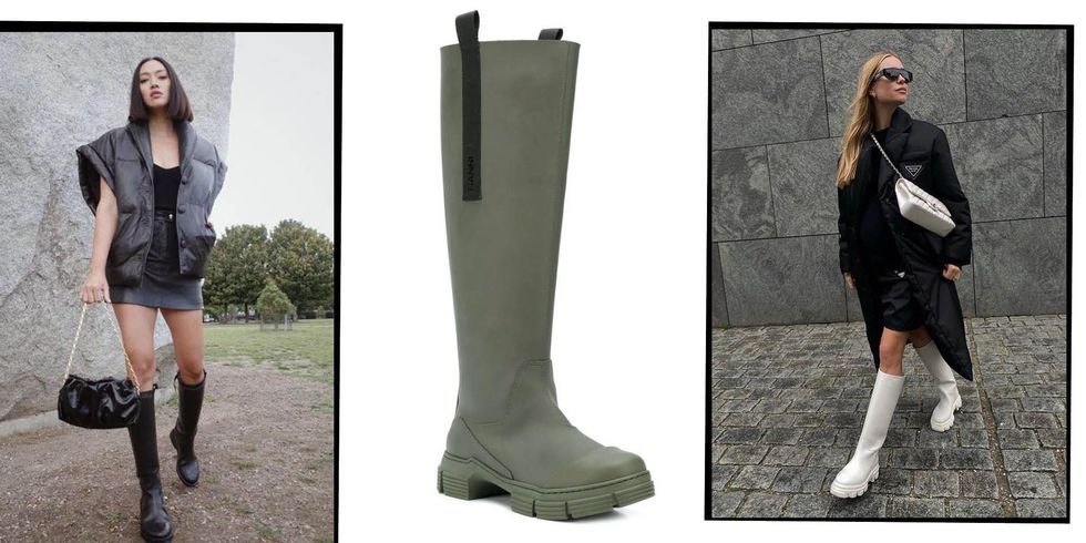 Shoes High Boots Wellies Burberry Wellies black casual look 