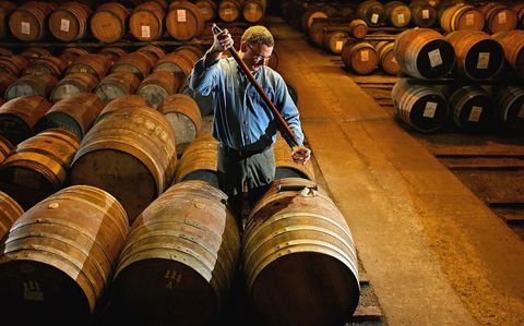 Bruichladdich produces four types of distilled whiskey