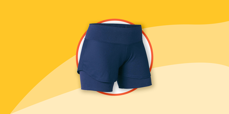 QLOOM MANLY shorts with innershort Trainning apparel Women Navy