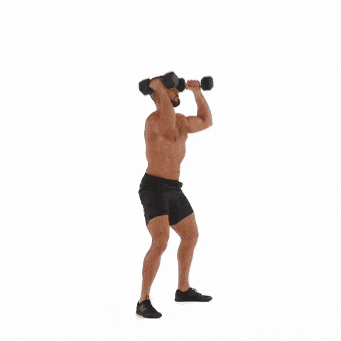 Dumbbell Squat and Press