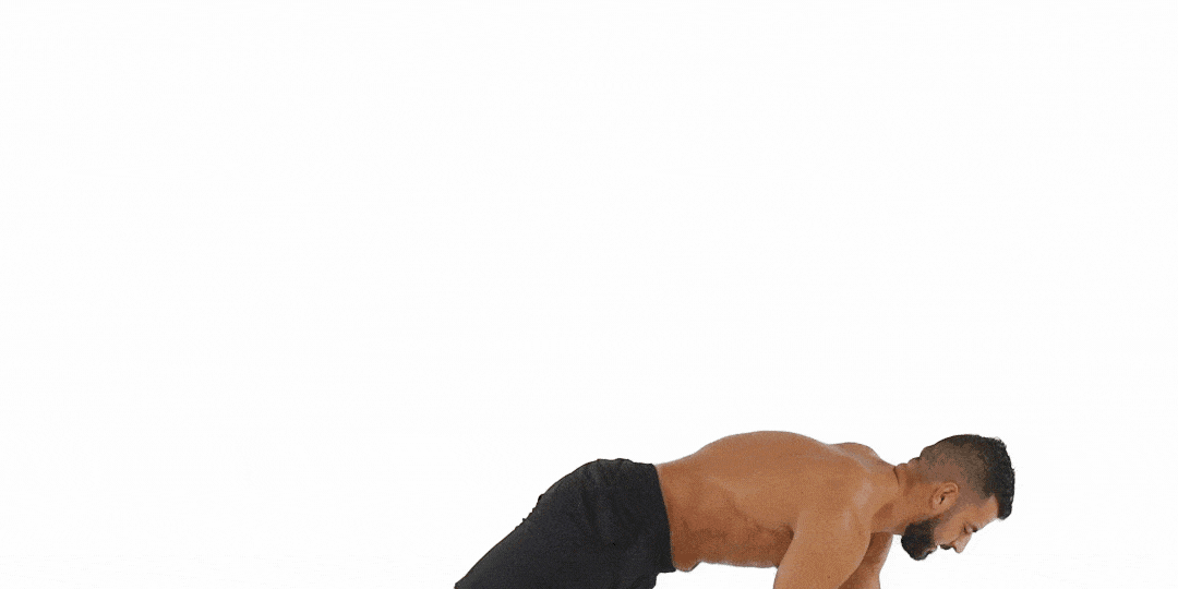 How To Do The Dumbbell Pushup Position Crawl Mens Health