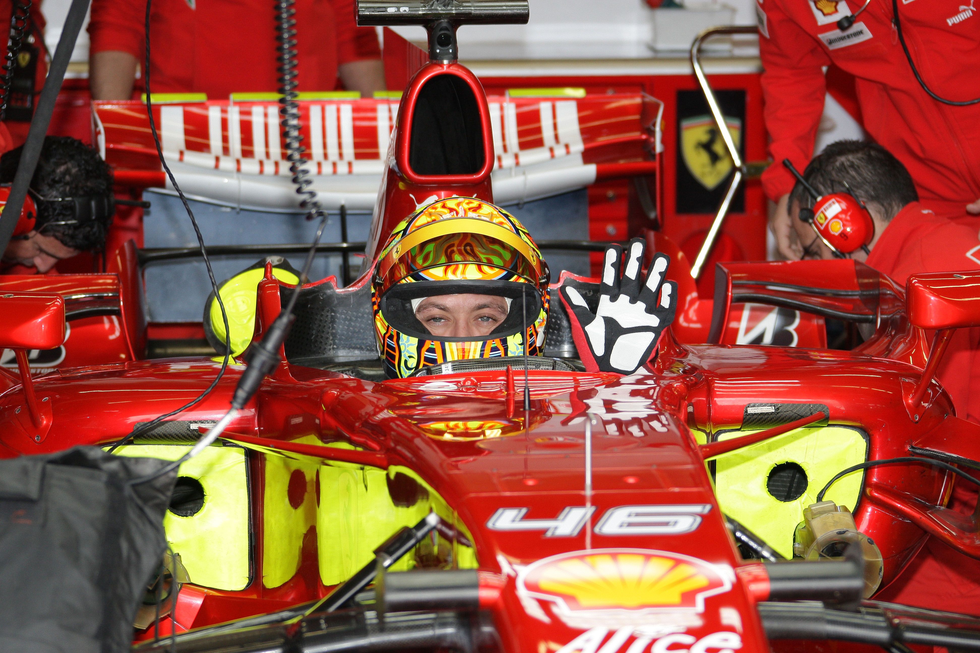 valentino rossi f1 ferrari
