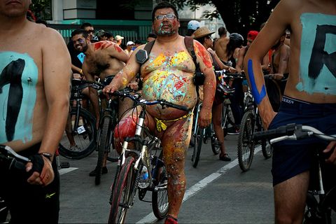 World Naked Bike Ride Mexico