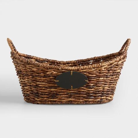 oval woven basket
