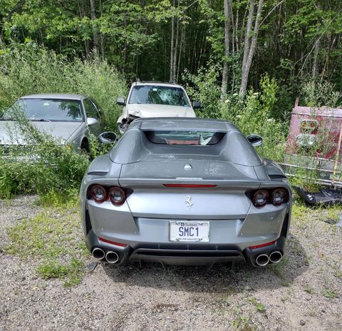 Ferrari 812 GTS Stolen and Crashed in Maine