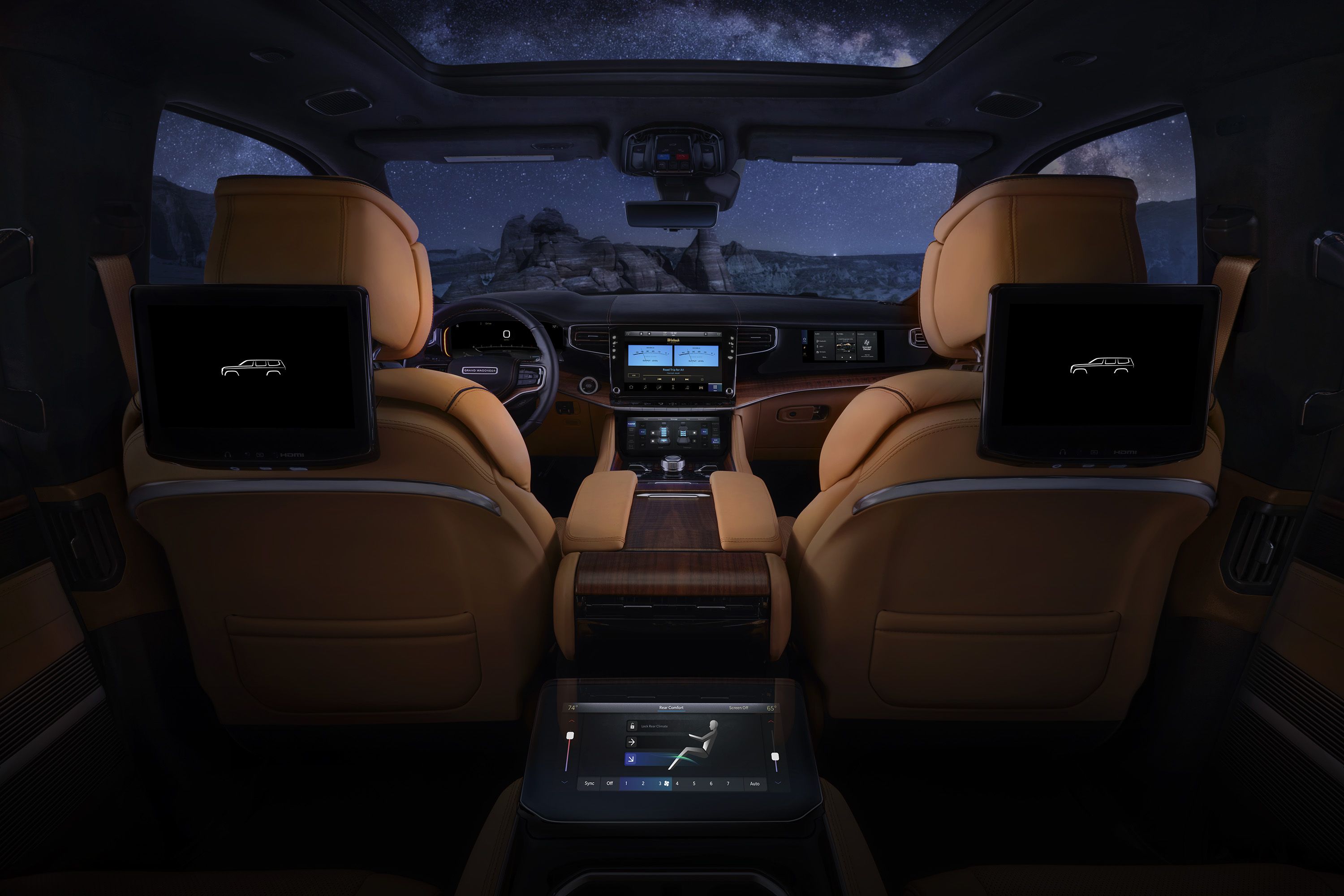 2022 Jeep Wagoneer Grand Wagoneer Packed With Screens And Tech