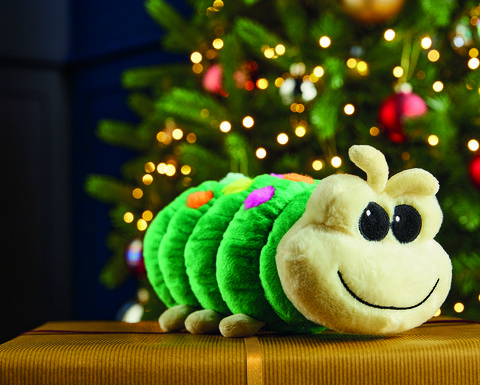 the new aldi cuthbert the caterpillar plush toy